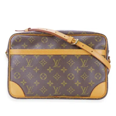 Pre-owned Louis Vuitton Monogram Brown Monogram Leather Shoulder Bag ()