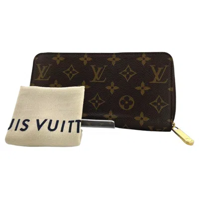Pre-owned Louis Vuitton Monogram Brown Monogram Long Wallet (bi-fold) ()