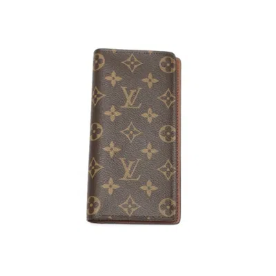 Pre-owned Louis Vuitton Monogram Brown Monogram Long Wallet (bi-fold) ()