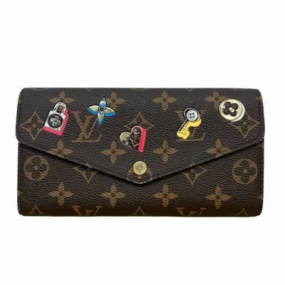 Pre-owned Louis Vuitton Monogram Brown Monogram Long Wallet (bi-fold) ()