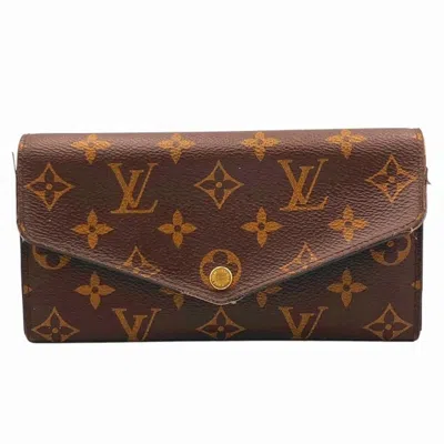 Pre-owned Louis Vuitton Monogram Brown Monogram Long Wallet (bi-fold) ()
