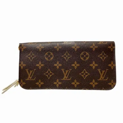 Pre-owned Louis Vuitton Monogram Brown Monogram Long Wallet (bi-fold) ()