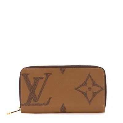 Pre-owned Louis Vuitton Monogram Brown Monogram Long Wallet (bi-fold) ()