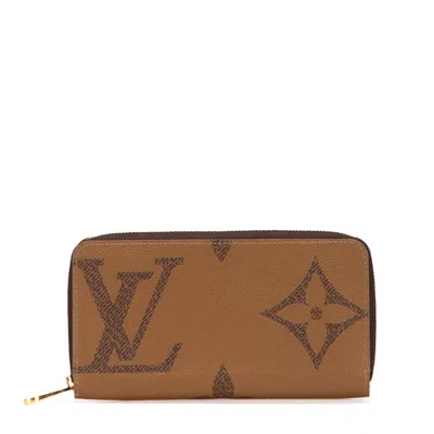 Pre-owned Louis Vuitton Monogram Brown Monogram Long Wallet (bi-fold) ()