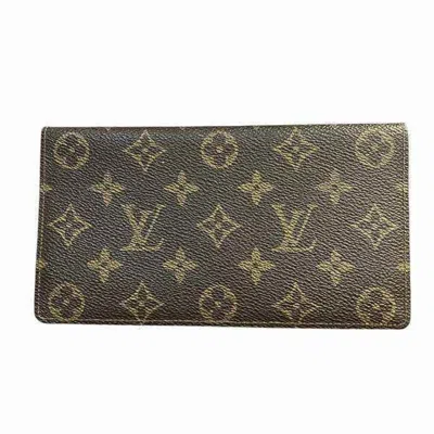 Pre-owned Louis Vuitton Monogram Brown Monogram Monogram Bill Wallet (bi-fold) ()