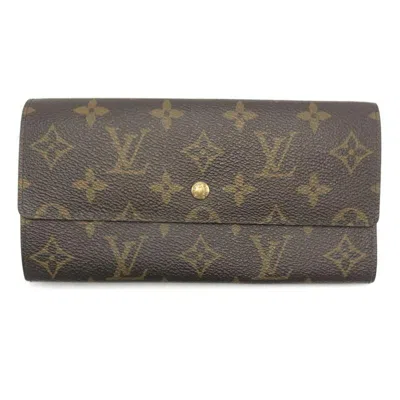 Pre-owned Louis Vuitton Monogram Brown Monogram Monogram Long Wallet (bi-fold) ()