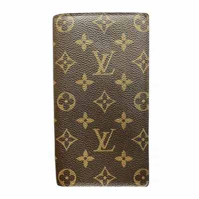 Pre-owned Louis Vuitton Monogram Brown Monogram Monogram Long Wallet (bi-fold) () In Brown, Monogram