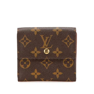Pre-owned Louis Vuitton Monogram Brown Monogram Monogram Pvc Wallet (bi-fold) ()