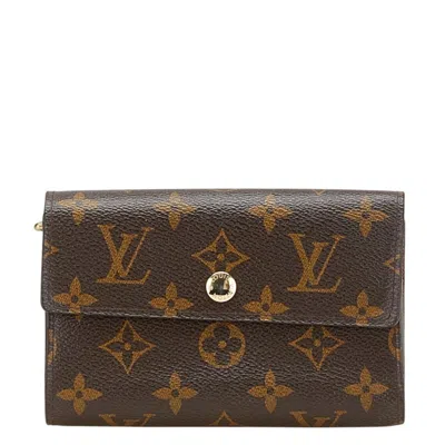Pre-owned Louis Vuitton Monogram Brown Monogram Monogram Wallet (bi-fold) ()