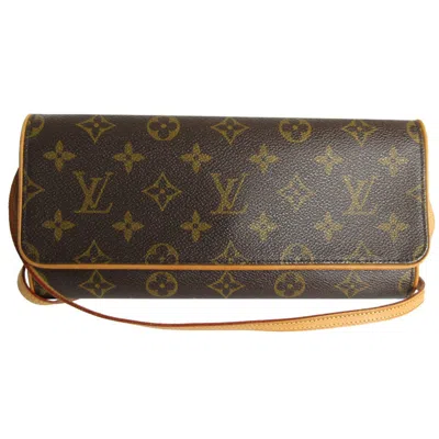 Pre-owned Louis Vuitton Monogram Brown Monogram Pochette Shoulder Bag ()