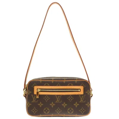 Pre-owned Louis Vuitton Monogram Brown Monogram Pochette Shoulder Bag ()