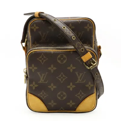 Pre-owned Louis Vuitton Monogram Brown Monogram Pochette Shoulder Bag ()