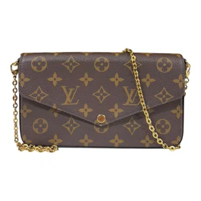 Pre-owned Louis Vuitton Monogram Brown Monogram Pochette Shoulder Bag ()