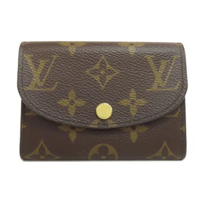 Pre-owned Louis Vuitton Monogram Brown Monogram Rose Ballerine Monogram Coin Purse/coin Case () In Multi