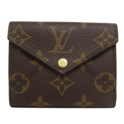 Pre-owned Louis Vuitton Monogram Brown Monogram Rose Ballerine Monogram Wallet (tri-fold) ()