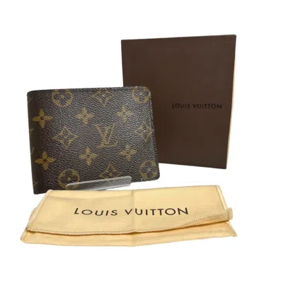 Pre-owned Louis Vuitton Monogram Brown Monogram Wallet (bi-fold) ()