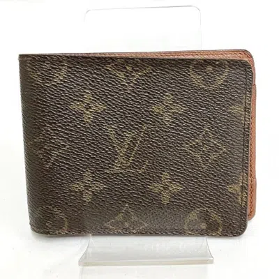 Pre-owned Louis Vuitton Monogram Brown Monogram Wallet (bi-fold) ()