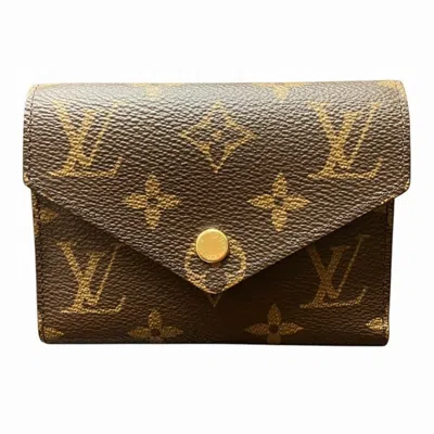 Pre-owned Louis Vuitton Monogram Brown Monogram Wallet (tri-fold) ()