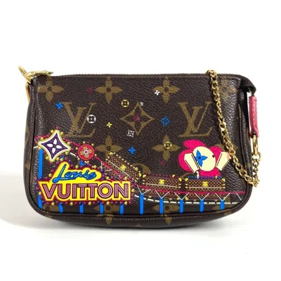 Pre-owned Louis Vuitton Monogram Brown Pink Monogram Handbag Shoulder Bag Tote Bag () In Multi