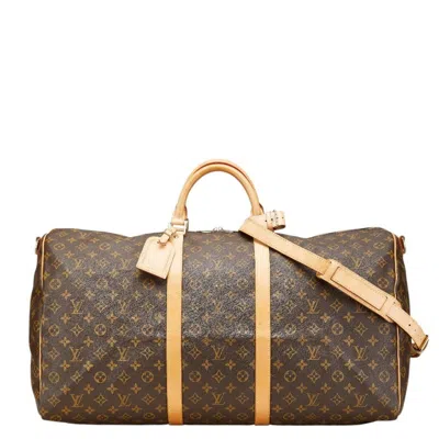 Pre-owned Louis Vuitton Monogram Brown Pvc Leather Boston Bag Shoulder Bag ()