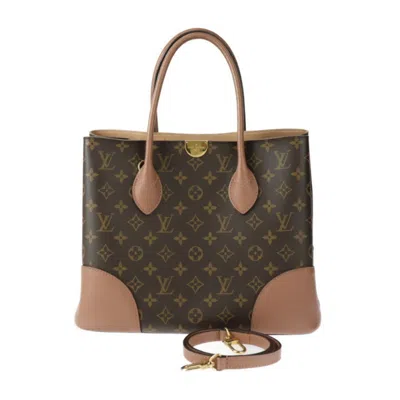 Pre-owned Louis Vuitton Monogram Brown Pvc Leather Handbag Shoulder Bag Tote Bag ()