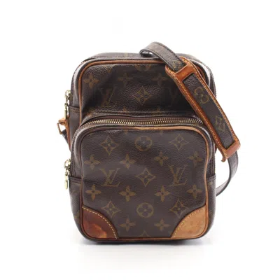 Pre-owned Louis Vuitton Monogram Brown Pvc Leather Shoulder Bag ()
