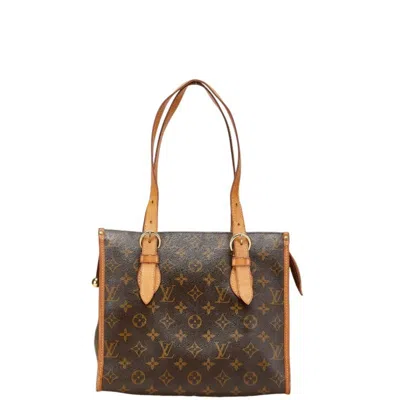 Pre-owned Louis Vuitton Monogram Brown Pvc Leather Shoulder Bag Tote Bag ()