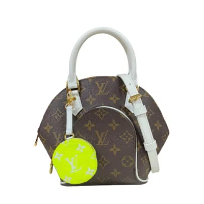 Pre-owned Louis Vuitton Monogram Brown White Monogram Shoulder Bag () In Brown, White