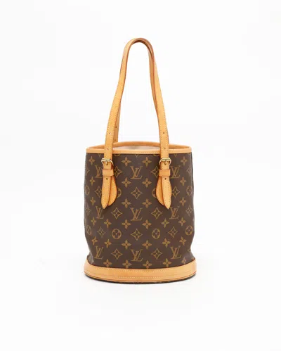Pre-owned Louis Vuitton Monogram Bucket Pm Bag