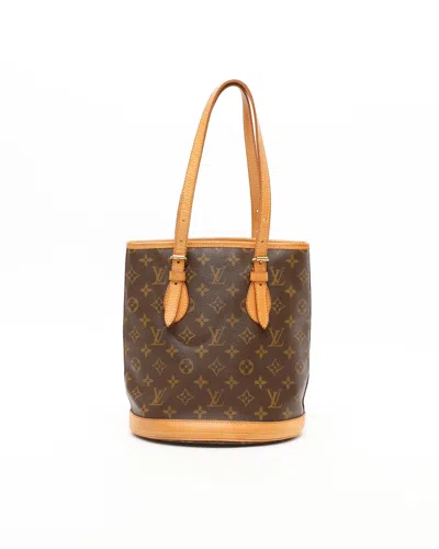 Pre-owned Louis Vuitton Monogram Bucket Pm Bag