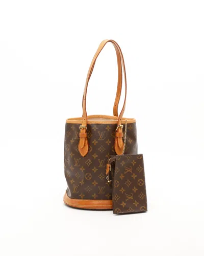 Pre-owned Louis Vuitton Monogram Bucket Pm Bag