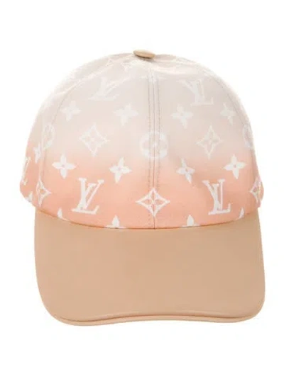 Pre-owned Louis Vuitton Monogram By The Pool Baseball Cap In Pink