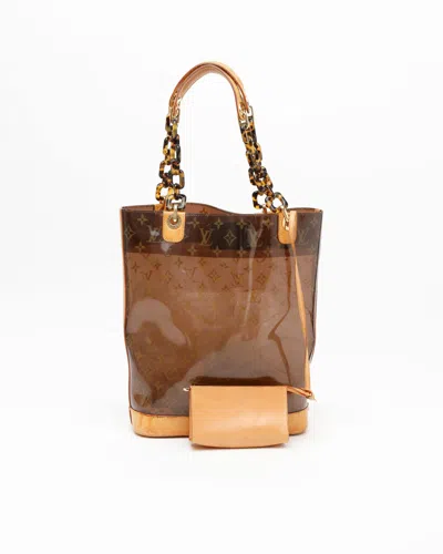 Pre-owned Louis Vuitton Monogram Cabas Ambre Mm Tote Bag