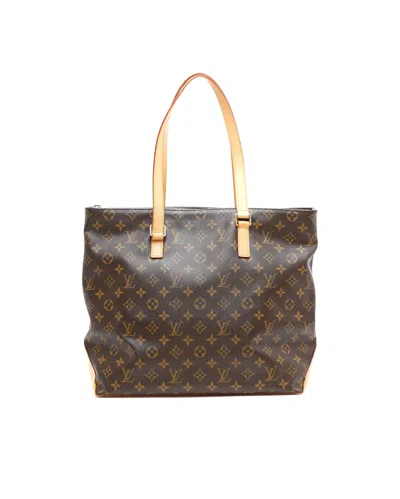 Louis Vuitton Monogram Cabas Mezzo Bag In Brown