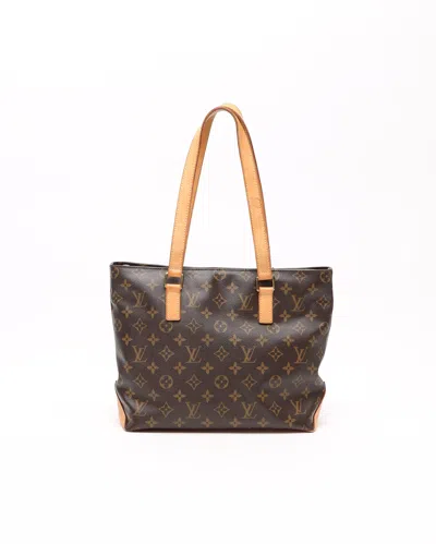 Pre-owned Louis Vuitton Monogram Cabas Piano Bag In Brown