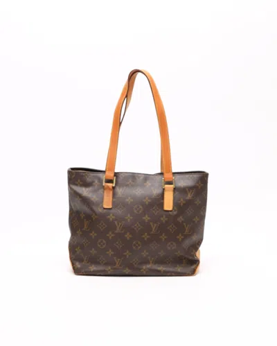 Pre-owned Louis Vuitton Monogram Cabas Piano Bag In Brown