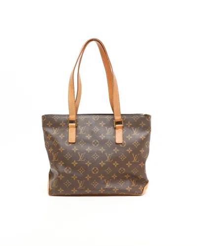 Pre-owned Louis Vuitton Monogram Cabas Piano Bag In Brown