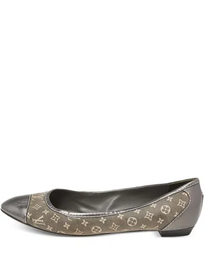 Pre-owned Louis Vuitton Monogram Canvas Ballet Flats