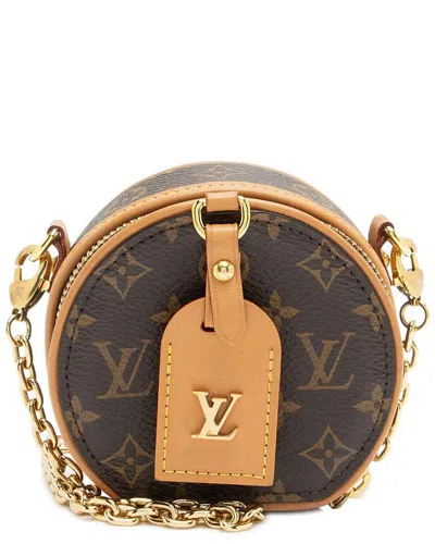 Pre-owned Louis Vuitton Monogram Canvas Boite Chapeau Necklace Bag (authentic Pre-loved)