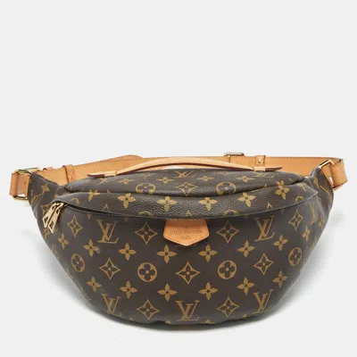 Pre-owned Louis Vuitton Monogram Canvas Bumbag In Brown