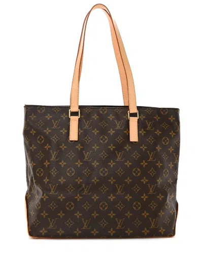 Pre-owned Louis Vuitton Monogram Canvas Cabas Mezzo (authentic )