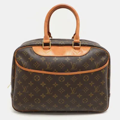 Pre-owned Louis Vuitton Monogram Canvas Deauville Bag