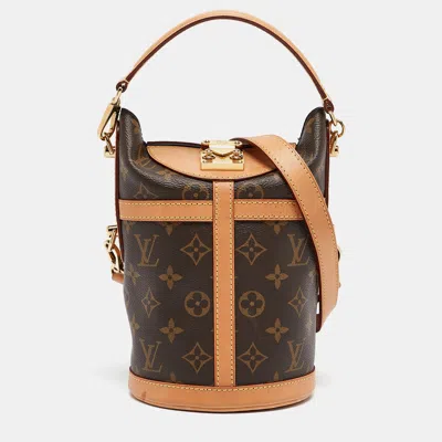 Pre-owned Louis Vuitton Monogram Canvas Duffle Bag In Brown