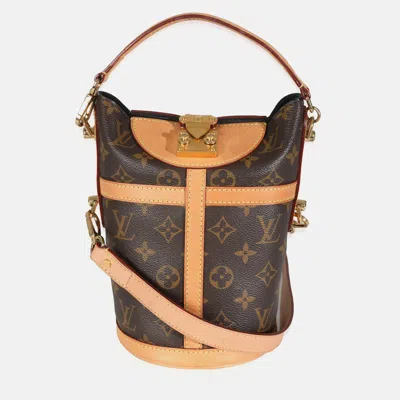 Pre-owned Louis Vuitton Monogram Canvas Duffle Bag In Brown