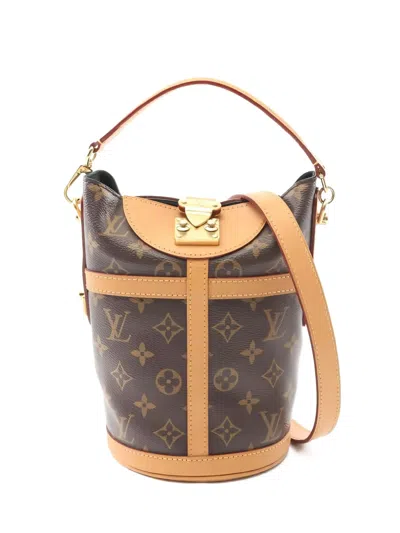 Pre-owned Louis Vuitton Monogram-canvas Duffle Bag In Brown