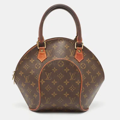 Pre-owned Louis Vuitton Monogram Canvas Ellipse Pm Bag In Brown