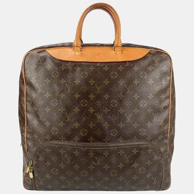 Pre-owned Louis Vuitton Monogram Canvas Evasion Sports Tote Vintage Bag In Brown