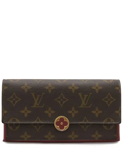Pre-owned Louis Vuitton Monogram Canvas Flap Wallet (authentic Pre-loved)
