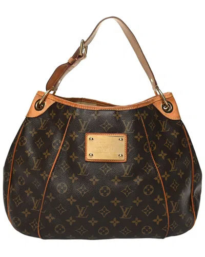 Pre-owned Louis Vuitton Monogram Canvas Galliera Pm (authentic )
