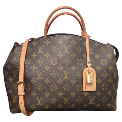 Pre-owned Louis Vuitton Monogram Canvas Grand Palais Satchel In Brown